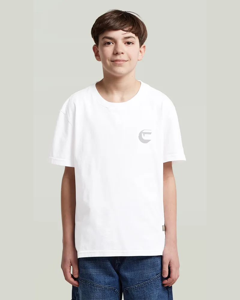 G-STAR RAW Boys Nifous T-Shirt - Weiß - jungen Weiß