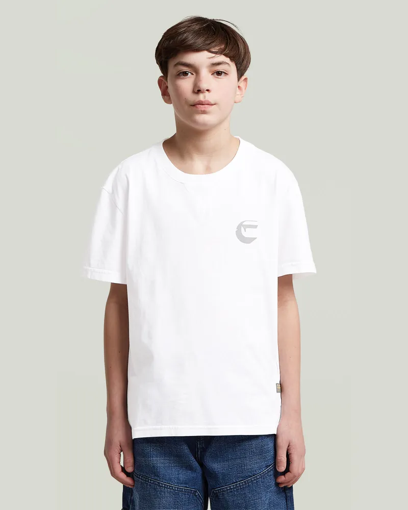 G-STAR RAW Boys Nifous T-Shirt - Weiß - jungen Weiß