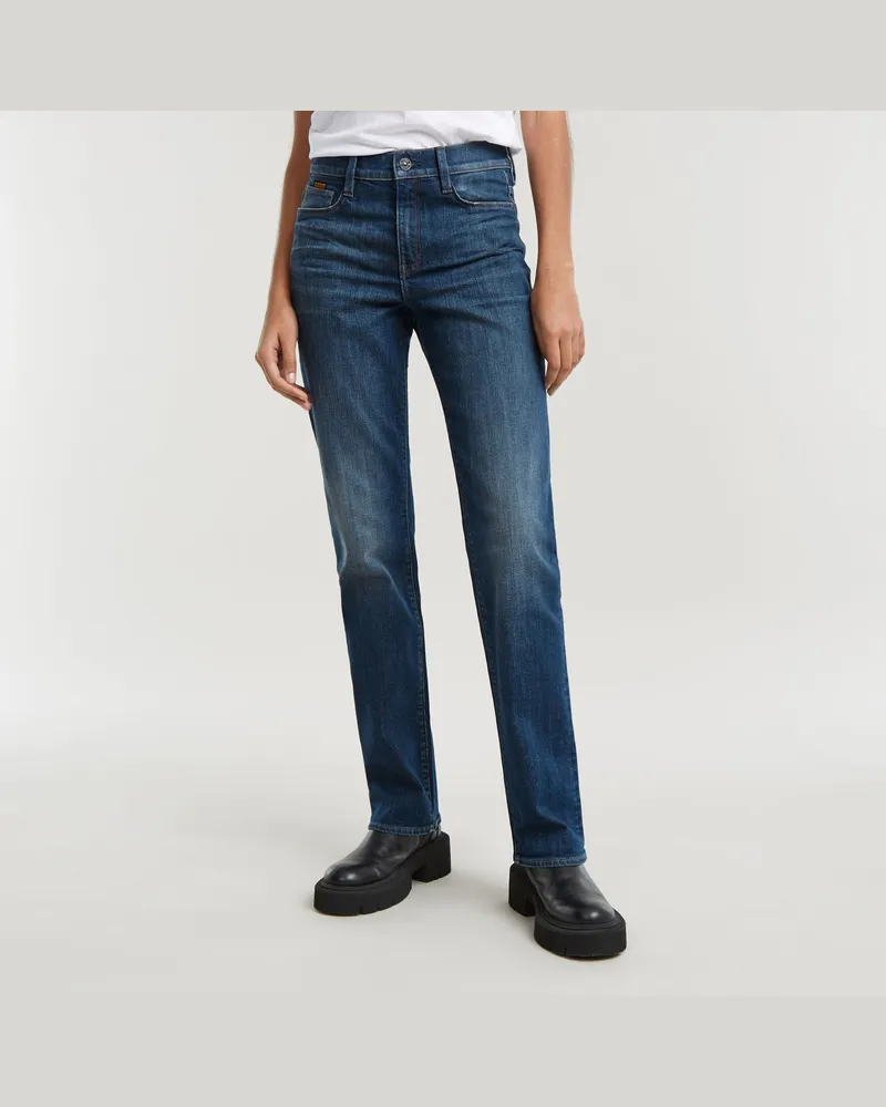 G-STAR RAW Strace Straight Jeans - Dunkelblau - Damen Dunkelblau
