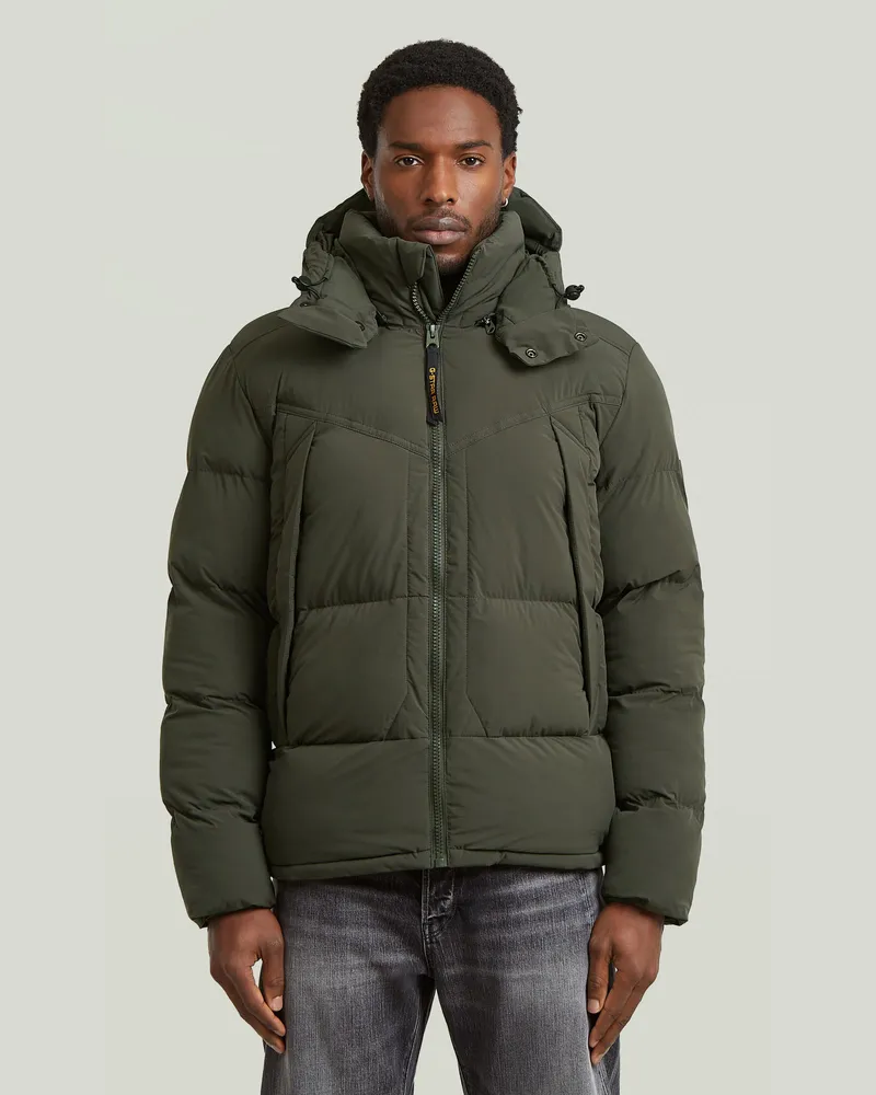 G-STAR RAW G-Whistler Padded Hooded Jacke 2.0 - Grau - Herren Grau