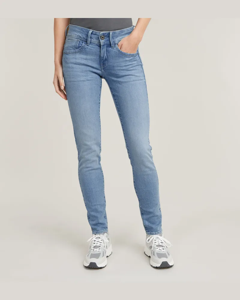 G-STAR RAW Lynn Mid Skinny Jeans - Mittelblau - Damen Mittelblau
