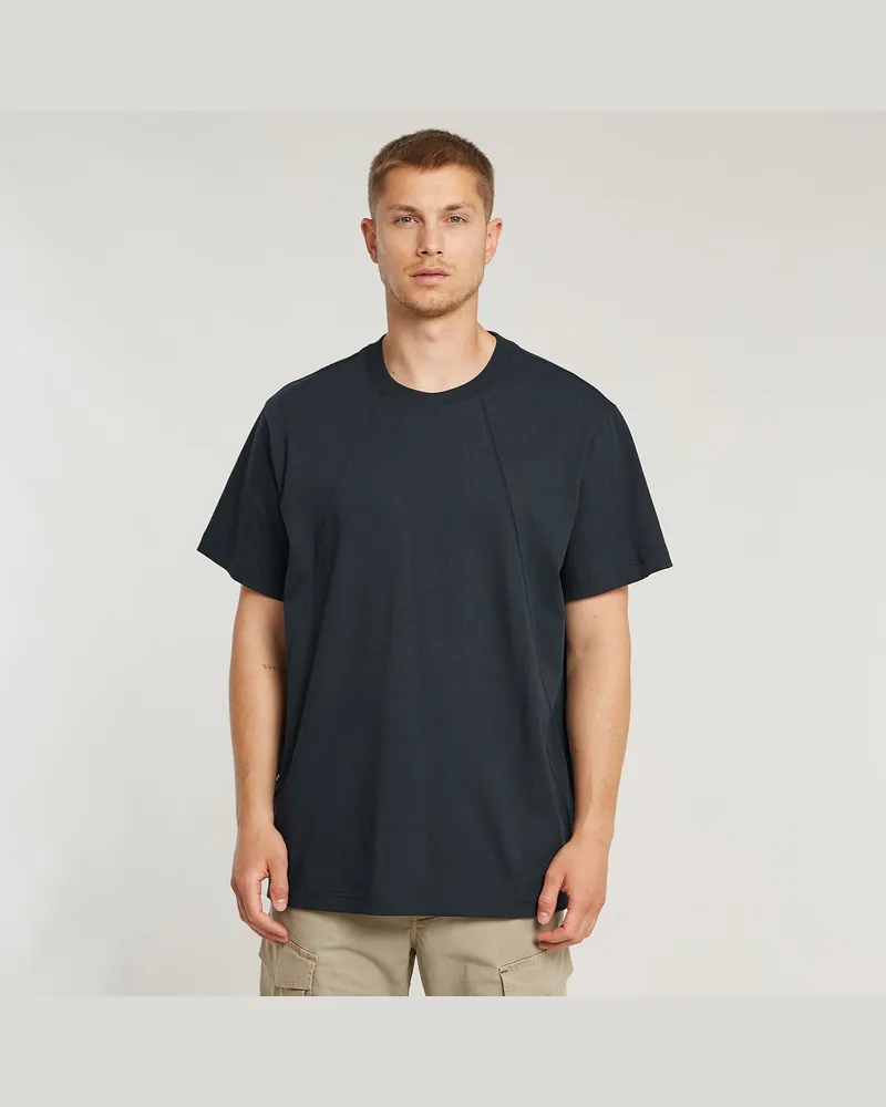 G-STAR RAW Seam Detail Loose T-Shirt - Dunkelblau - Herren Dunkelblau