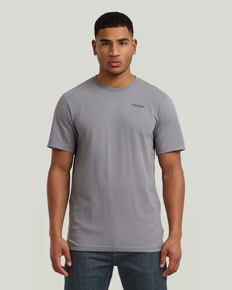 G-STAR RAW Slim Base T-Shirt - Grau - Herren Grau