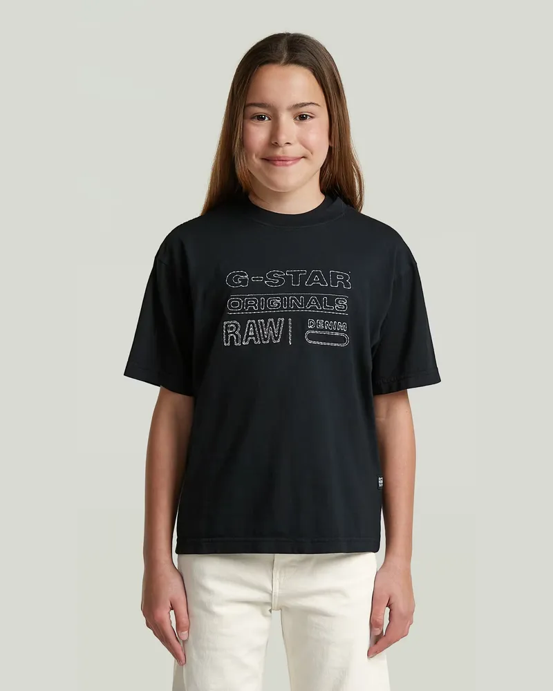 G-STAR RAW Girls Oversized - Schwarz - mädchen Schwarz