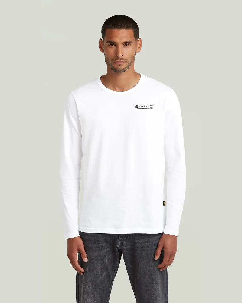 G-STAR RAW Old Skool T-Shirt - Weiß - Herren Weiß