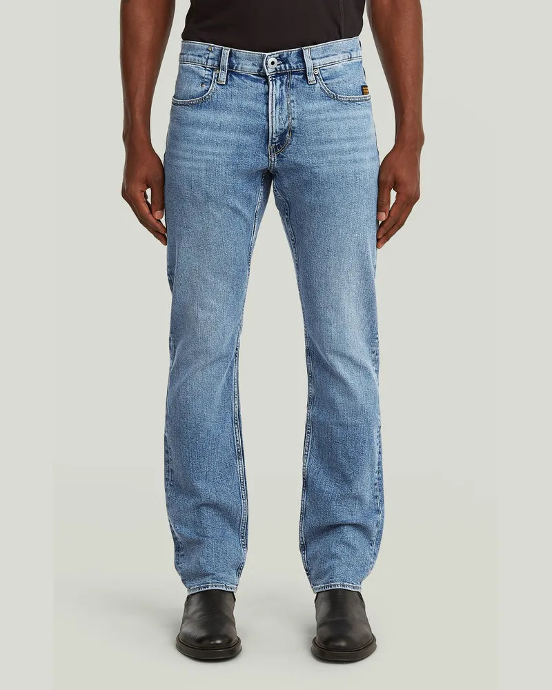 G-STAR RAW Mosa Straight Jeans - Mittelblau - Herren Mittelblau