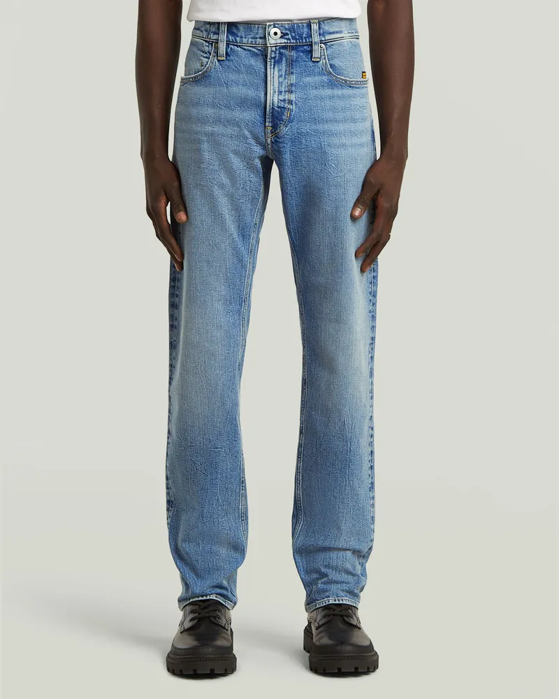 G-STAR RAW Mosa Straight Jeans - Mittelblau - Herren Mittelblau