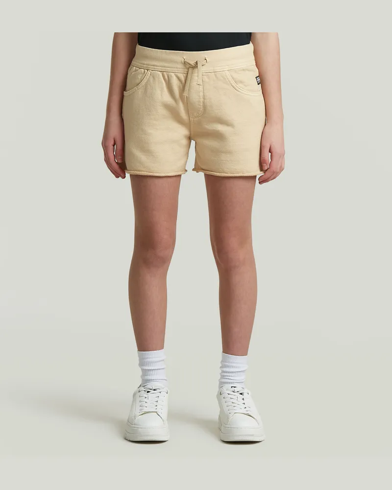 G-STAR RAW Girls True Shorts Raw Edge - Beige - mädchen Beige