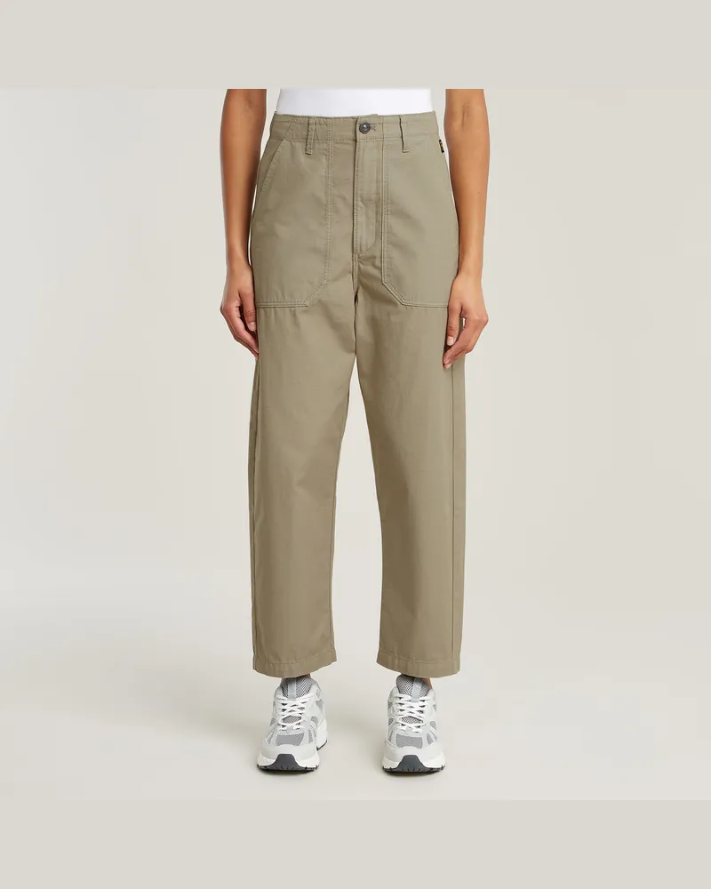 G-STAR RAW Pilot Cropped Hose - Beige - Damen Beige