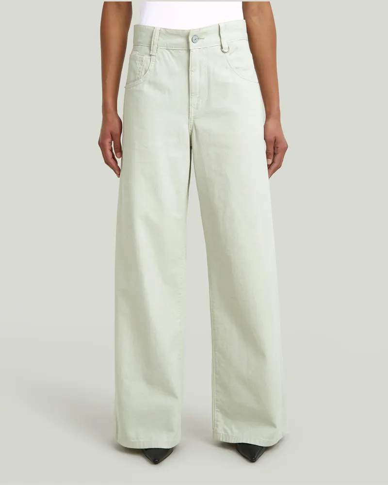 G-STAR RAW Skater High Loose Jeans - Grün - Damen Grün