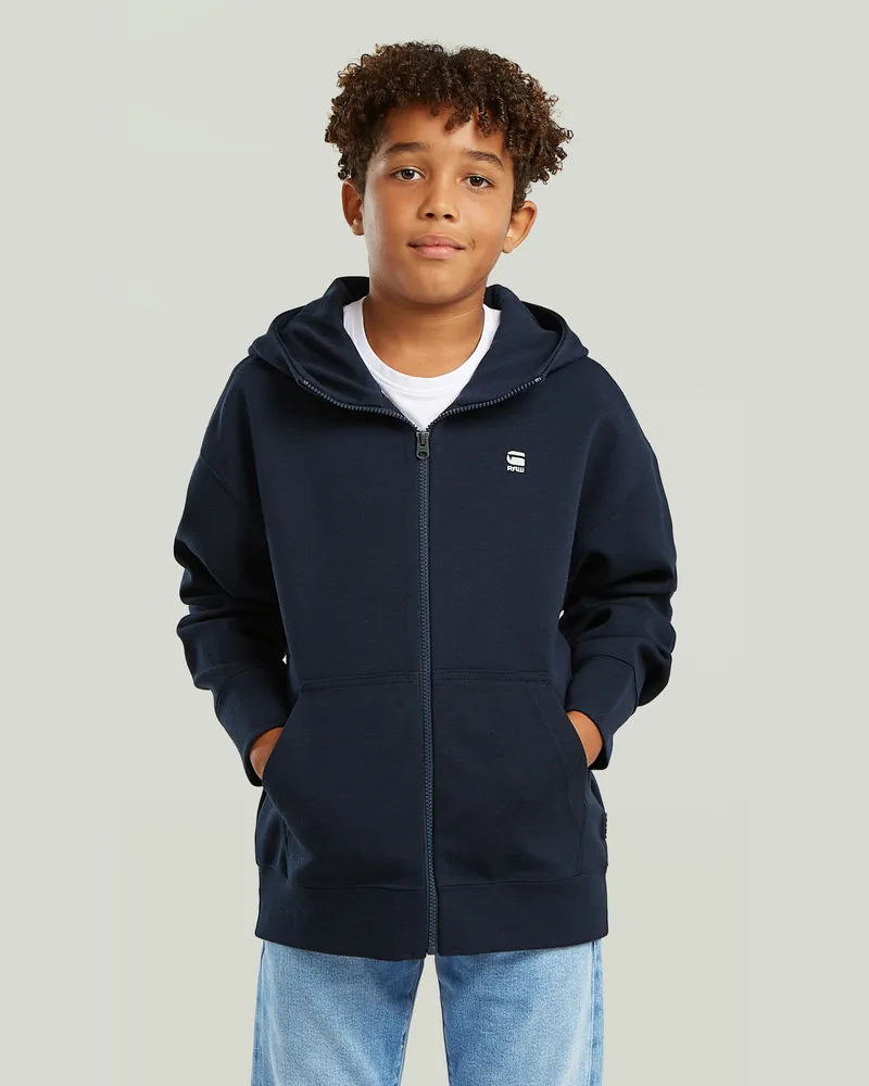 G-STAR RAW Boys Wool Hooded Knit Sweatshirt - Dunkelblau - jungen Dunkelblau