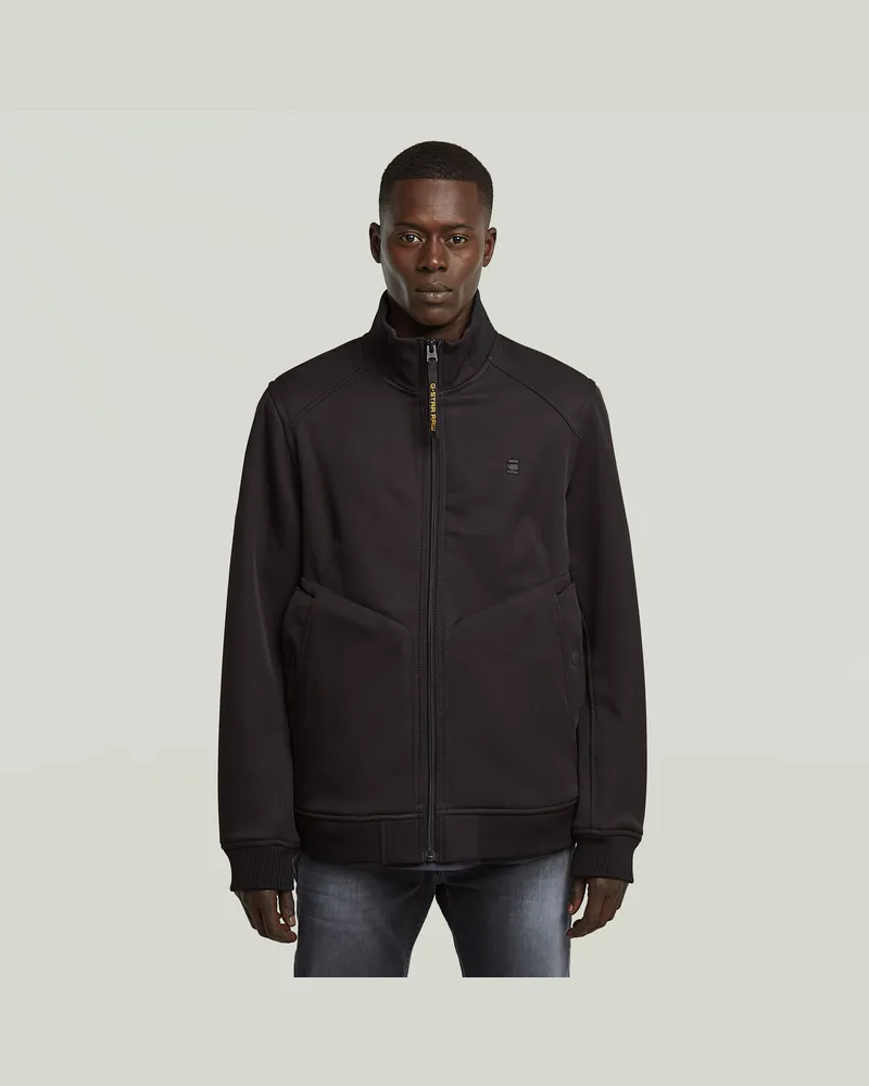 G-STAR RAW Softshell Track Jacke - Schwarz - Herren Schwarz