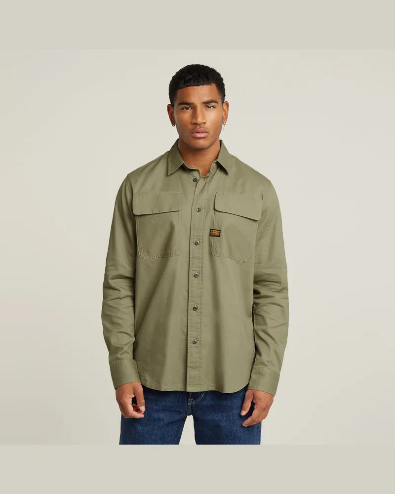 G-STAR RAW CPO Regular Hemd - Grün - Herren Grün