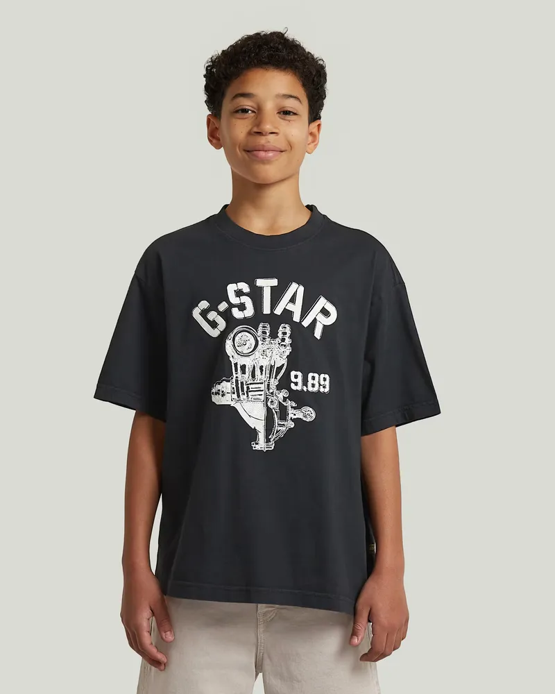 G-STAR RAW Boys Oversized T-Shirt - Schwarz - jungen Schwarz