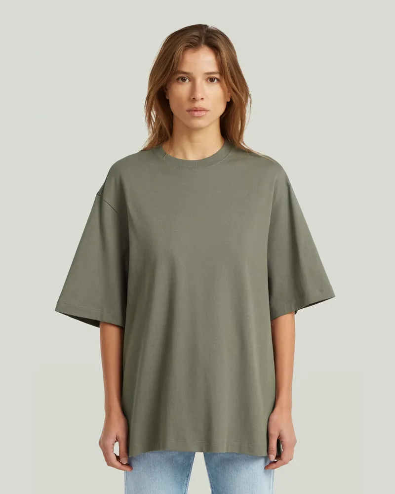 G-STAR RAW Modern Basic Loose T-Shirt - Grün - Damen Grün