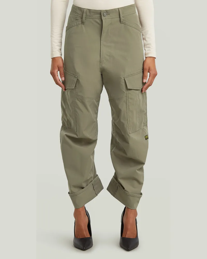 G-STAR RAW Cargo 3D Boyfriend Hose - Braun - Damen Braun