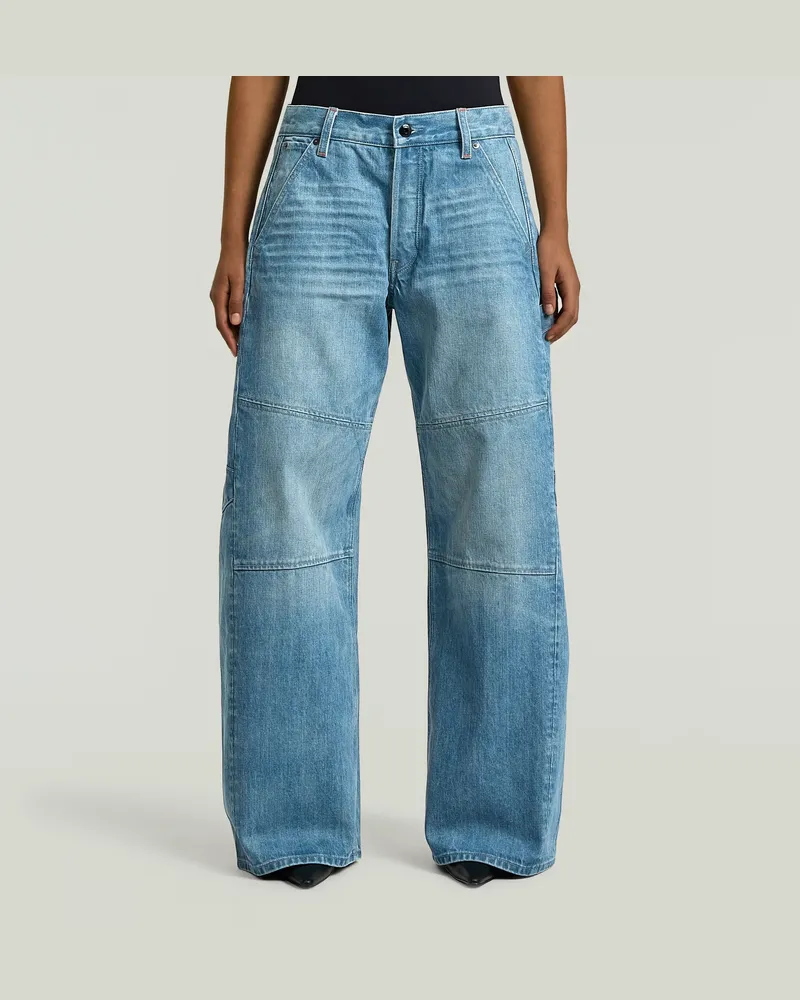 G-STAR RAW Bowey Barrel Extreme Loose Jeans - Mittelblau - Damen Mittelblau
