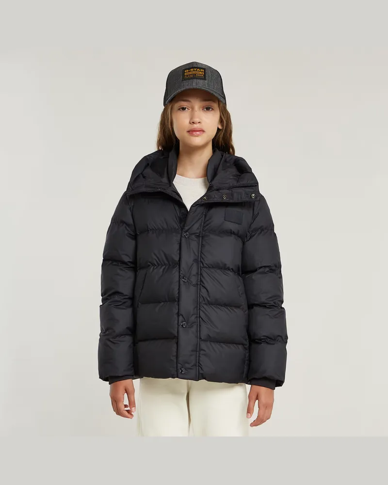 G-STAR RAW Mädchen Whistler Short Puffer - Schwarz - mädchen Schwarz