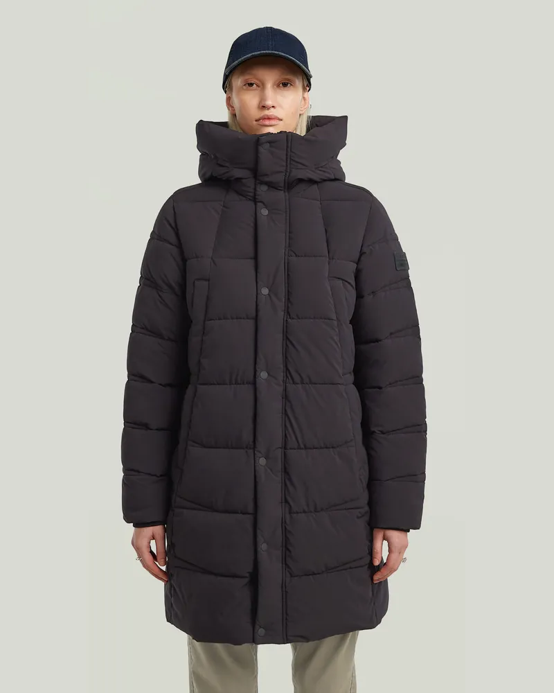 G-STAR RAW Whistler Mid Puffer - Schwarz - Damen Schwarz