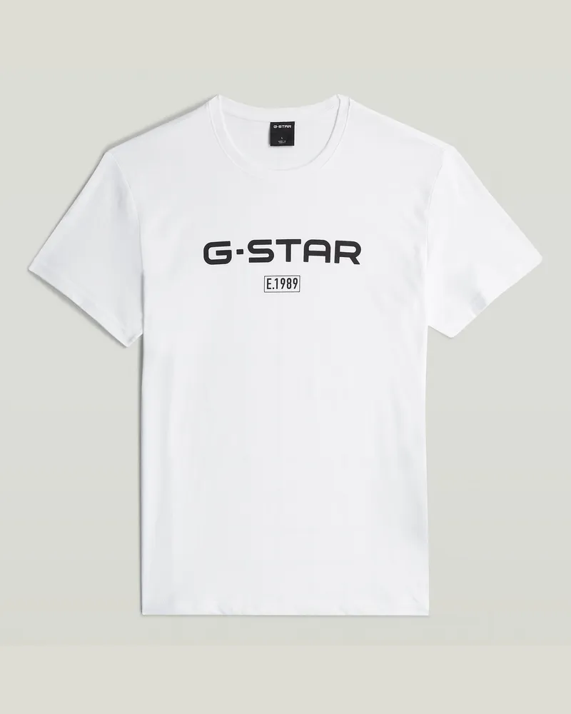 G-STAR RAW Chest Logo T-Shirt - Weiß - Herren Weiß
