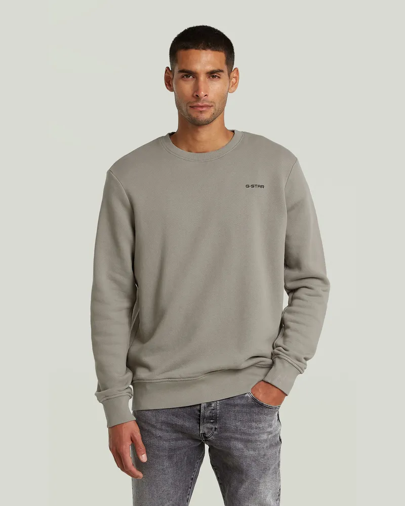 G-STAR RAW Logo Sweatshirt - Beige - Herren Beige