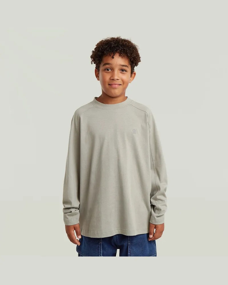 G-STAR RAW Boys Interst Boxy T-Shirt - Grau - jungen Grau