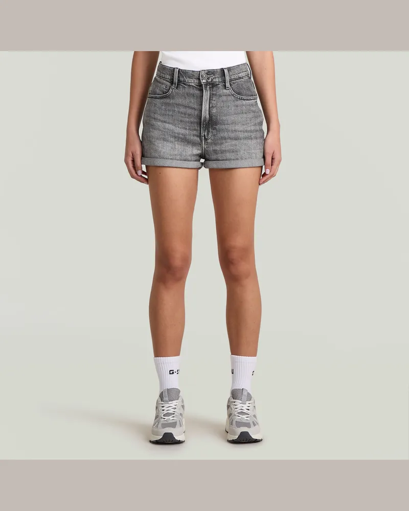 G-STAR RAW Tedie Ultra High Shorts - Grau - Damen Grau