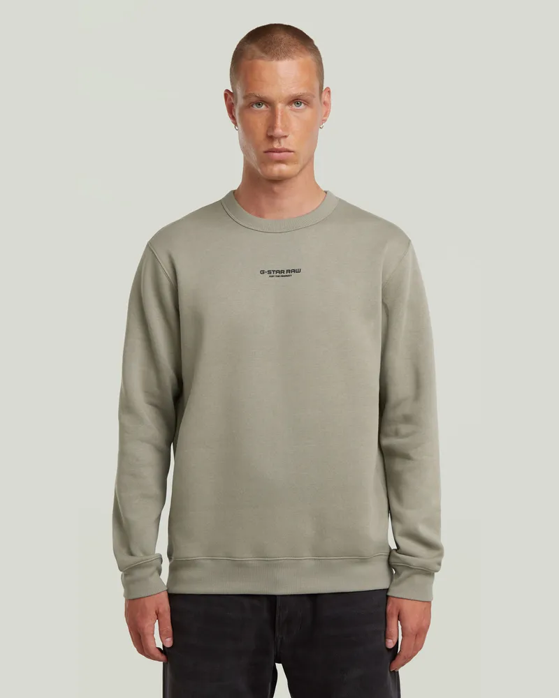 G-STAR RAW Center Chest Logo Sweater - Beige - Herren Beige