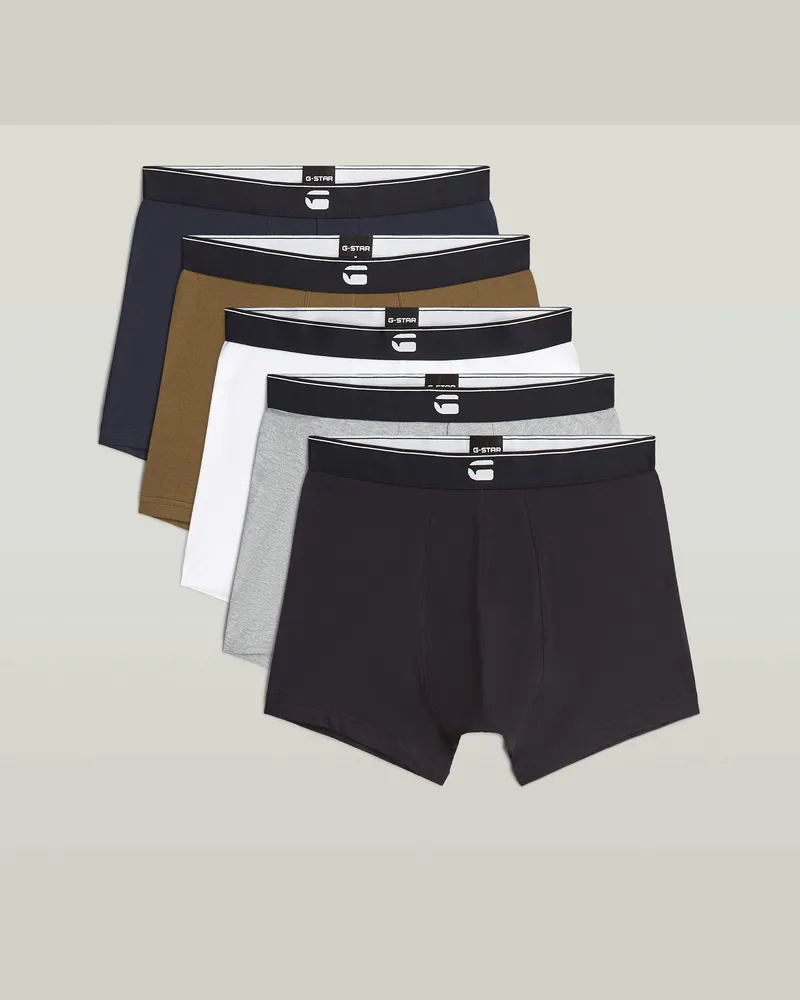 G-STAR RAW Boxer Brief 5er-Pack - Mehrfarbig - Herren Mehrfarbig