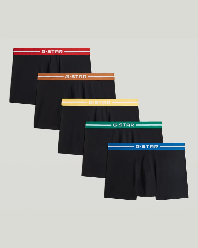 G-STAR RAW Boxer Brief 5er-Pack - Mehrfarbig - Herren Mehrfarbig