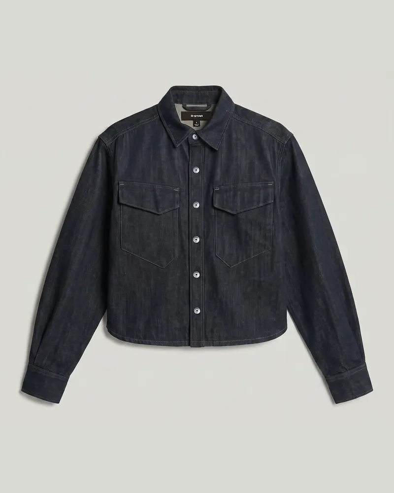 G-STAR RAW Boxy Relaxed Hemd - Dunkelblau - Damen Dunkelblau