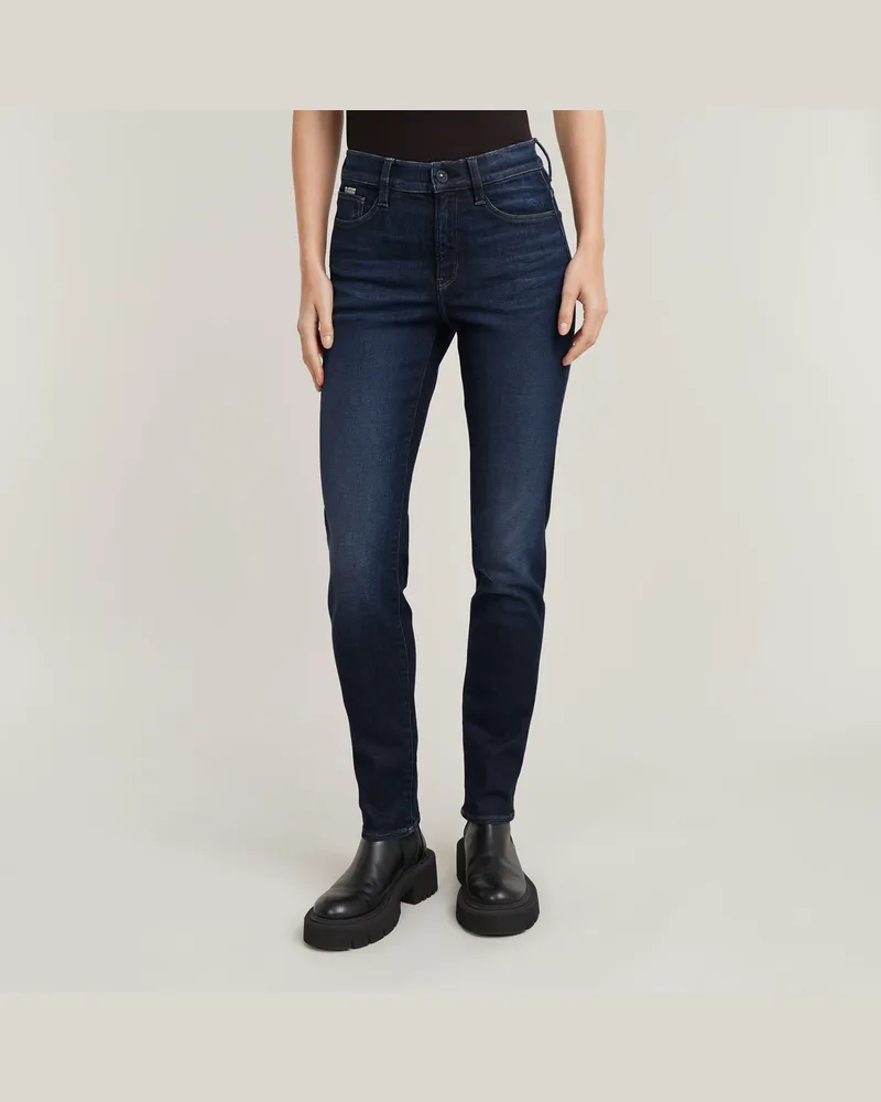 G-STAR RAW Ace 2.0 Slim Straight Jeans - Dunkelblau - Damen Dunkelblau