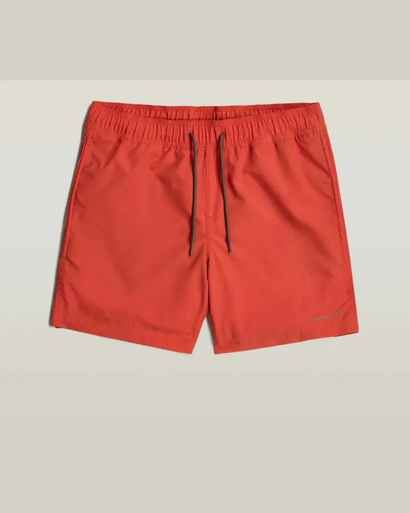 G-STAR RAW Dirik Solid Badeshorts - Rot - Herren Rot