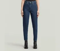 Janeh Ultra High Mom Ankle Jeans - Dunkelblau - Damen
