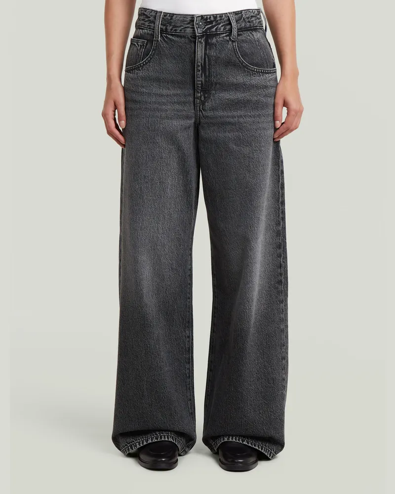 G-STAR RAW Skater Long Pocket High Loose Jeans - Grau - Damen Grau