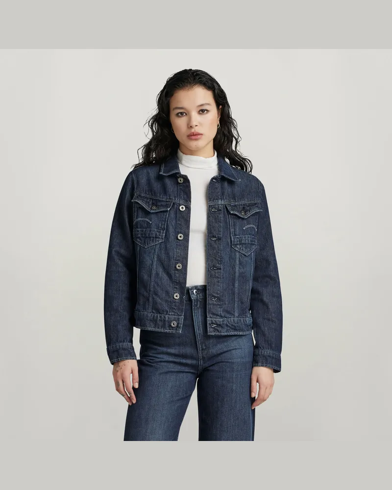 G-STAR RAW Arc 3D Jacke - Dunkelblau - Damen Dunkelblau