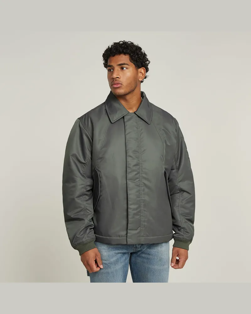 G-STAR RAW Lightweight Padded Bomber Jacke - Grau - Herren Grau