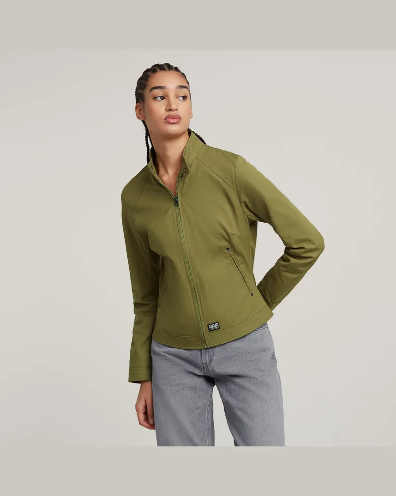 G-STAR RAW Biker Jacke - Grün - Damen Grün