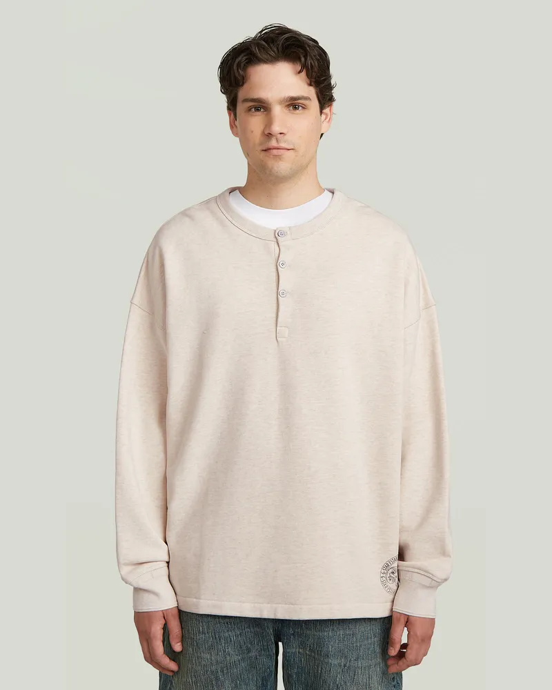 G-STAR RAW G-S016 Henley Sweatshirt - Mehrfarbig - Herren Mehrfarbig