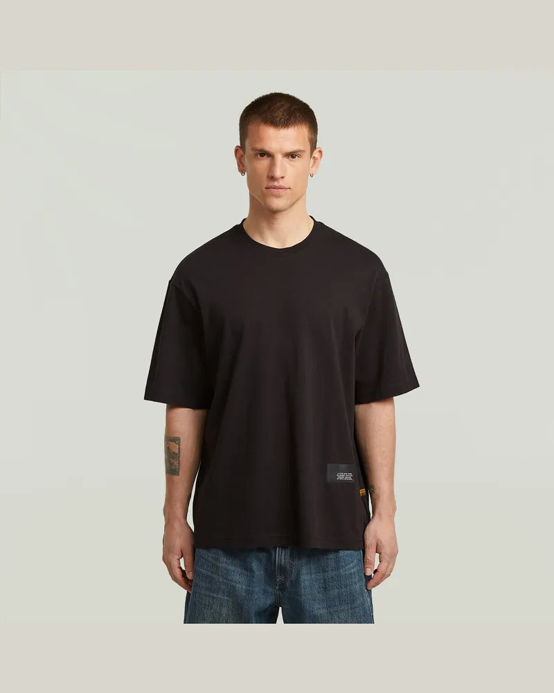 G-STAR RAW Boxy T-Shirt - Schwarz - Herren Schwarz