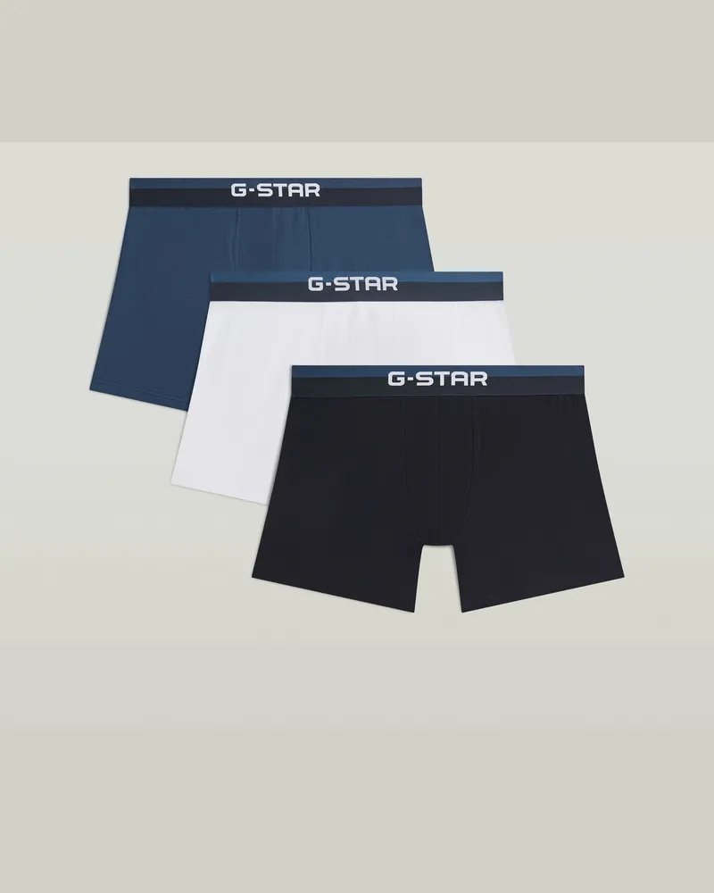G-STAR RAW Boxer Brief 3er-Pack - Mehrfarbig - Herren Mehrfarbig