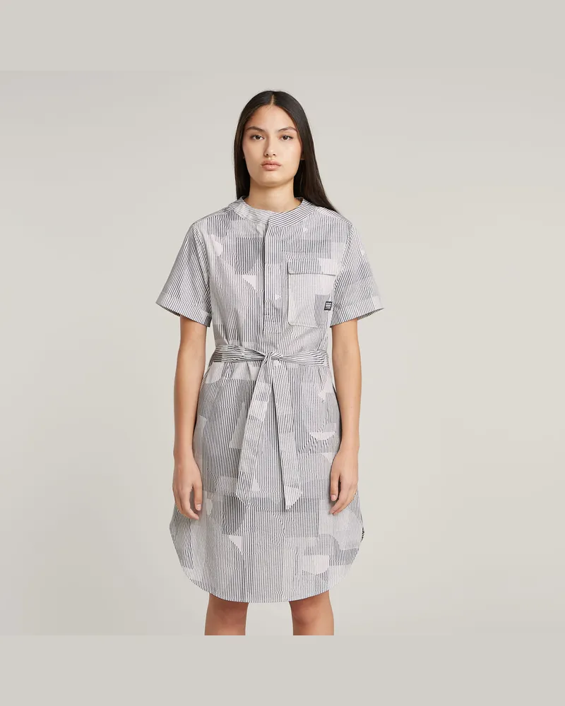 G-STAR RAW Belted Dress Side Slits - Mehrfarbig - Damen Mehrfarbig
