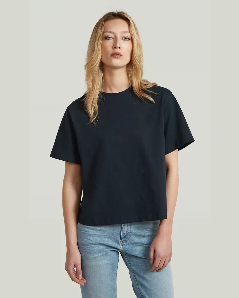 G-STAR RAW Relaxed T-Shirt - Dunkelblau - Damen Dunkelblau