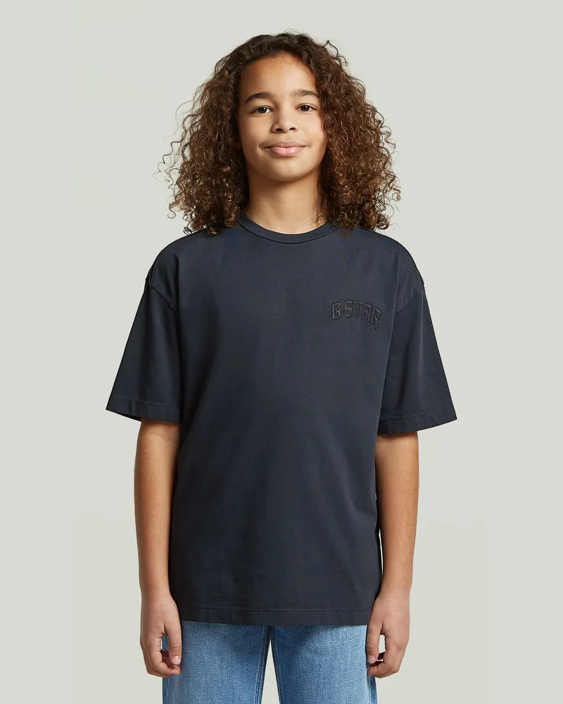 G-STAR RAW Boys Tee Coll Top - Dunkelblau - jungen Dunkelblau