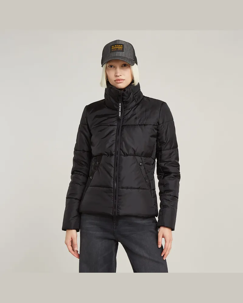 G-STAR RAW Midweight Padded Jacke - Schwarz - Damen Schwarz