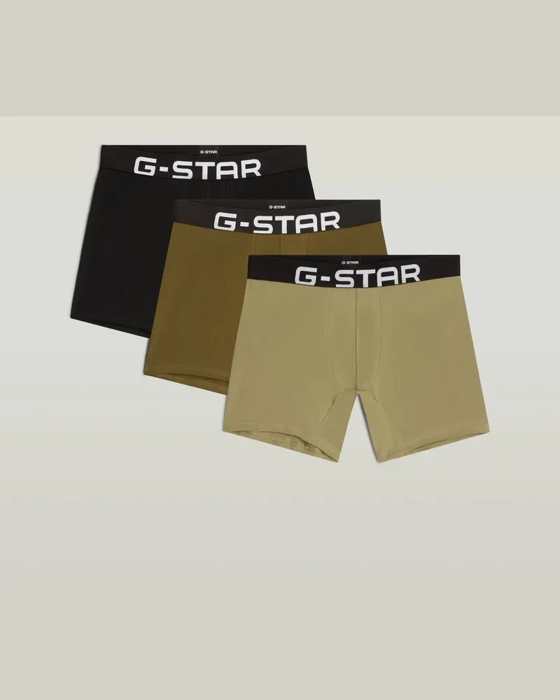 G-STAR RAW Boxer Brief 3er-Pack - Mehrfarbig - Herren Mehrfarbig