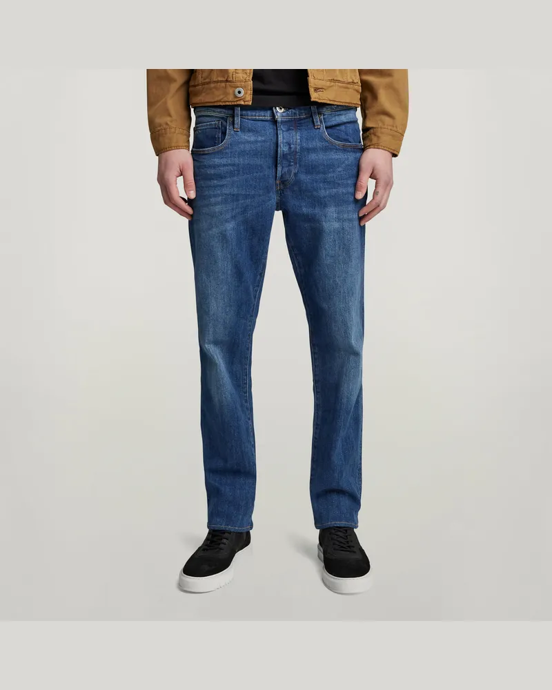 G-STAR RAW 3301 Straight Jeans - Mittelblau - Herren Mittelblau
