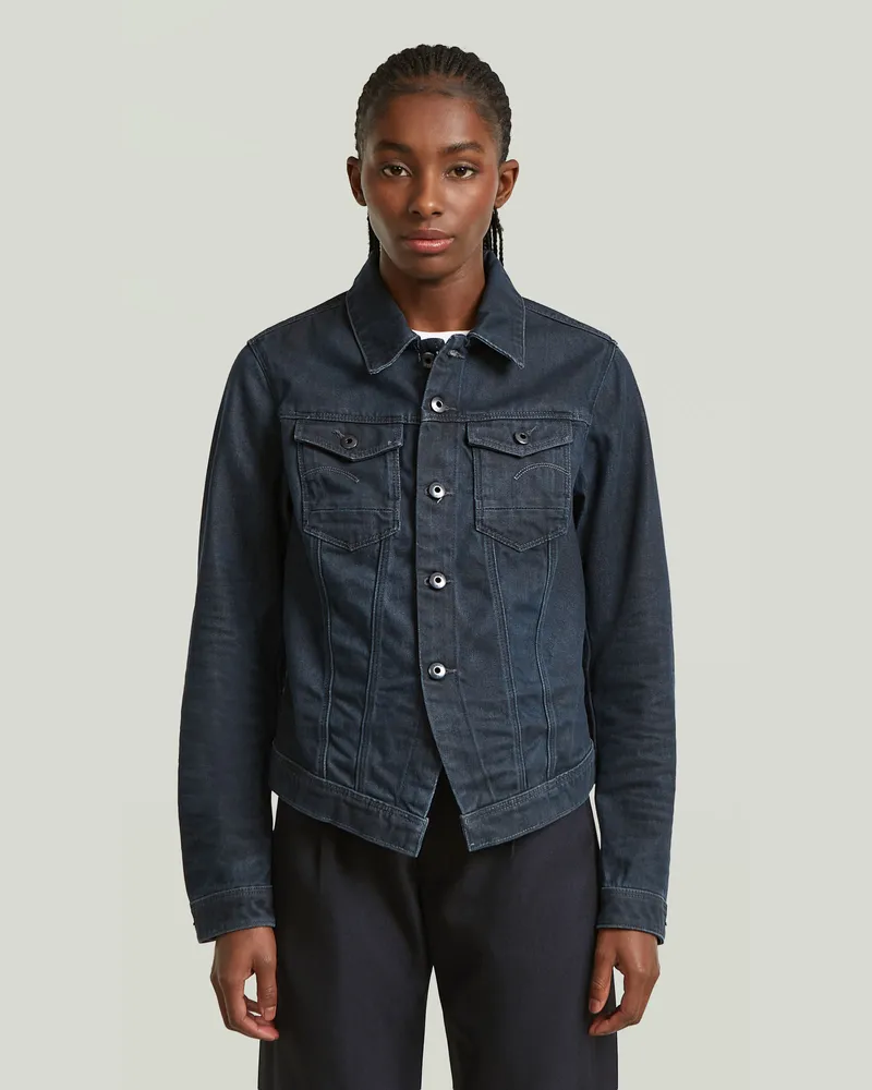 G-STAR RAW Pitched Hem Slim Jacke - Andere - Damen Andere