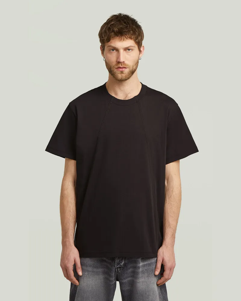 G-STAR RAW A-Line Loose T-Shirt - Schwarz - Herren Schwarz
