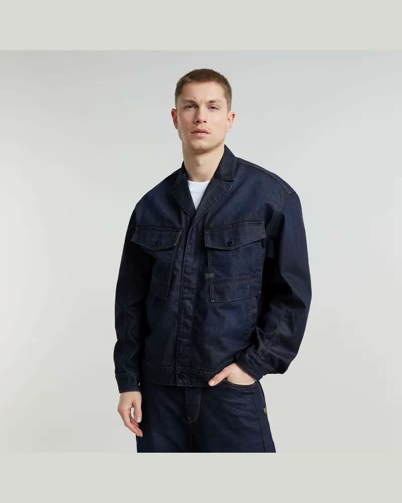 G-STAR RAW Bend Jacke - Dunkelblau - Herren Dunkelblau